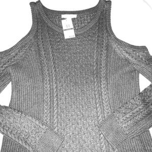 Michael Kors XL Cold Shoulder Sweater